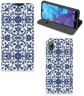 B2Ctelecom Huawei Y5 (2019) Smart Cover Flower Blue