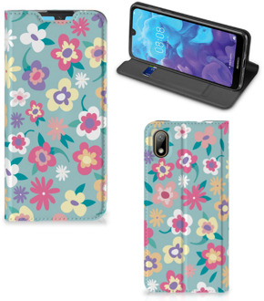 B2Ctelecom Huawei Y5 (2019) Smart Cover Flower Power