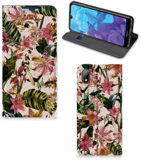 B2Ctelecom Huawei Y5 (2019) Smart Cover Flowers