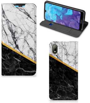 B2Ctelecom Huawei Y5 (2019) Standcase Marble White Black