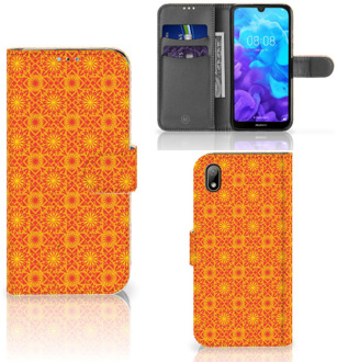 B2Ctelecom Huawei Y5 (2019) Telefoon Hoesje Batik Orange