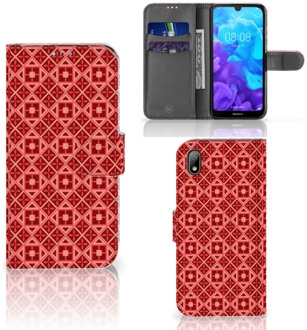 B2Ctelecom Huawei Y5 (2019) Telefoon Hoesje Batik Red