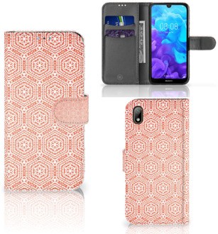 B2Ctelecom Huawei Y5 (2019) Telefoon Hoesje Pattern Orange