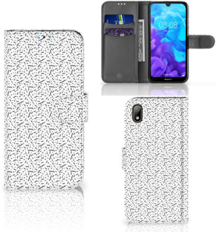 B2Ctelecom Huawei Y5 (2019) Telefoon Hoesje Stripes Dots