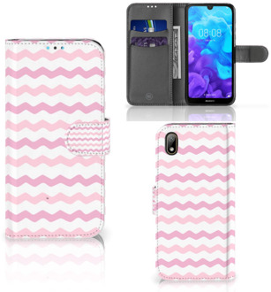 B2Ctelecom Huawei Y5 (2019) Telefoon Hoesje Waves Roze