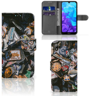 B2Ctelecom Huawei Y5 (2019) Telefoonhoesje met foto Badges