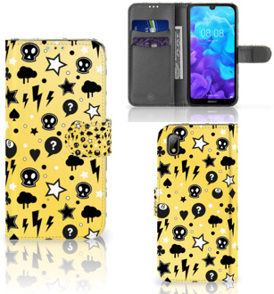 B2Ctelecom Huawei Y5 (2019) Telefoonhoesje met Naam Punk Yellow