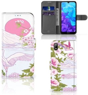 B2Ctelecom Huawei Y5 (2019) Telefoonhoesje met Pasjes Bird Standing