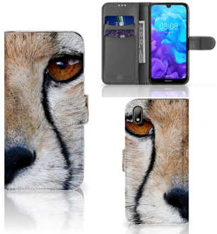 B2Ctelecom Huawei Y5 (2019) Telefoonhoesje met Pasjes Cheetah