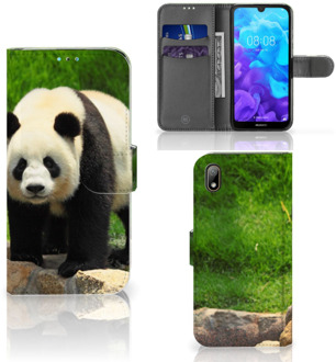 B2Ctelecom Huawei Y5 (2019) Telefoonhoesje met Pasjes Panda