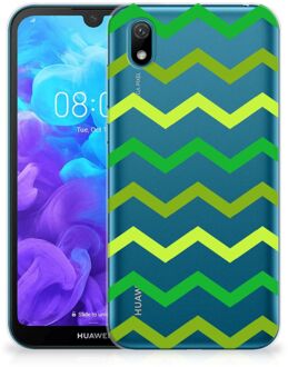 B2Ctelecom Huawei Y5 (2019) TPU bumper Zigzag Groen