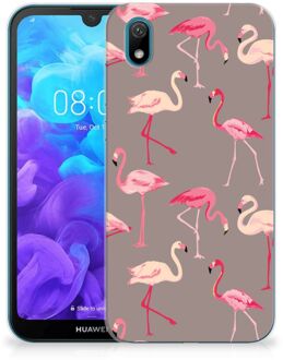 B2Ctelecom Huawei Y5 (2019) TPU Hoesje Flamingo