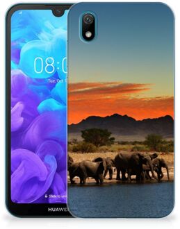 B2Ctelecom Huawei Y5 (2019) TPU Hoesje Olifanten