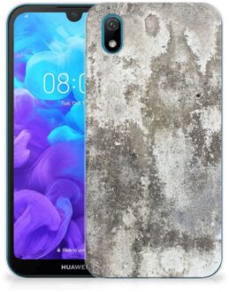 B2Ctelecom Huawei Y5 (2019) TPU Siliconen Hoesje Beton Print