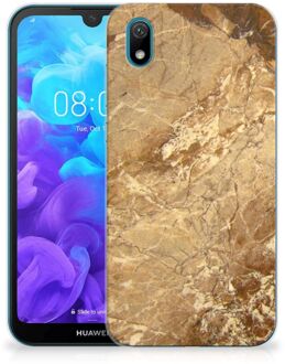 B2Ctelecom Huawei Y5 (2019) TPU Siliconen Hoesje Marmer Beige