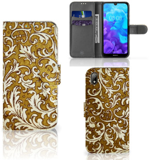 B2Ctelecom Huawei Y5 (2019) Wallet Case Barok Goud