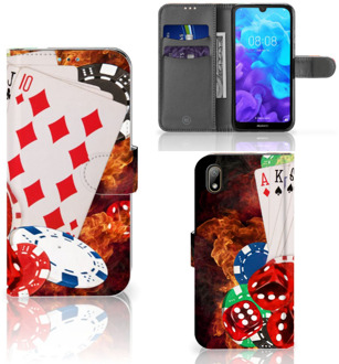 B2Ctelecom Huawei Y5 (2019) Wallet Case met Pasjes Casino