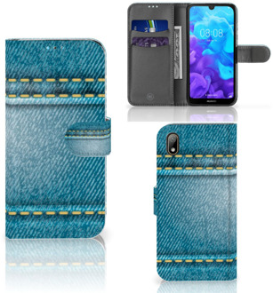 B2Ctelecom Huawei Y5 (2019) Wallet Case met Pasjes Jeans