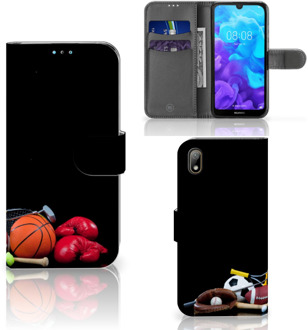 B2Ctelecom Huawei Y5 (2019) Wallet Case met Pasjes Sports