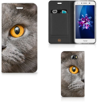 B2Ctelecom Huawei Y5 II | Y6 II Compact Uniek Hoesje Britse Kat