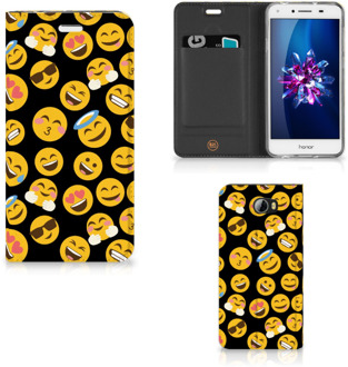 B2Ctelecom Huawei Y5 II | Y6 II Compact Uniek Hoesje Emoji's