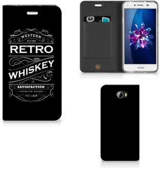 B2Ctelecom Huawei Y5 II | Y6 II Compact Uniek Hoesje Whiskey