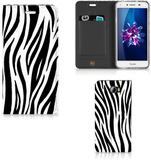 B2Ctelecom Huawei Y5 II | Y6 II Compact Uniek Hoesje Zebra