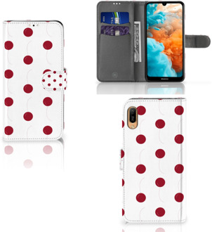 B2Ctelecom Huawei Y6 (2019) Book Cover Cherries