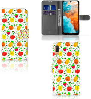 B2Ctelecom Huawei Y6 (2019) Book Cover Fruits