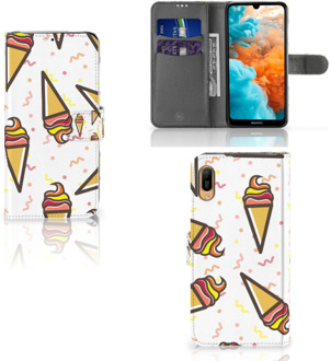 B2Ctelecom Huawei Y6 (2019) Book Cover Icecream