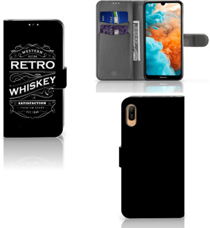 B2Ctelecom Huawei Y6 (2019) Book Cover Whiskey