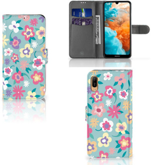 B2Ctelecom Huawei Y6 (2019) Hoesje Flower Power