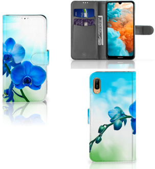 B2Ctelecom Huawei Y6 (2019) Hoesje Orchidee Blauw