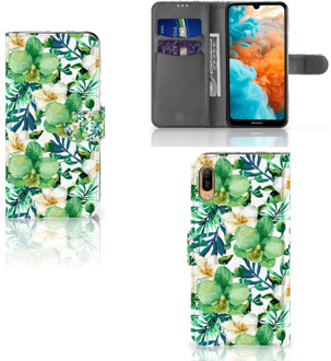 B2Ctelecom Huawei Y6 (2019) Hoesje Orchidee Groen