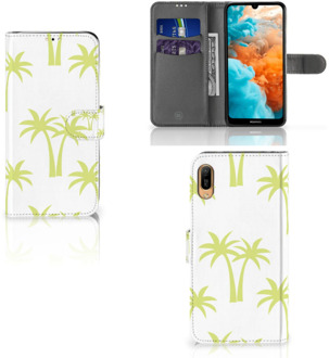 B2Ctelecom Huawei Y6 (2019) Hoesje Palmtrees