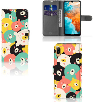 B2Ctelecom Huawei Y6 (2019) Leuk Hoesje Bears