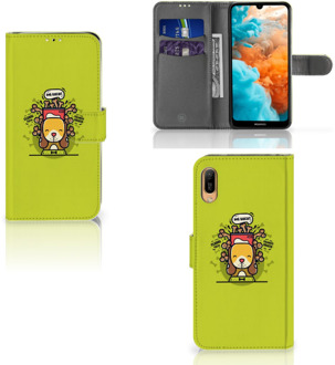 B2Ctelecom Huawei Y6 (2019) Leuk Hoesje Doggy Biscuit