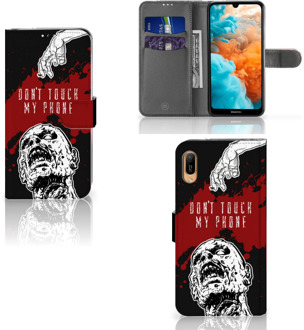 B2Ctelecom Huawei Y6 (2019) Portemonnee hoesje Zombie Blood