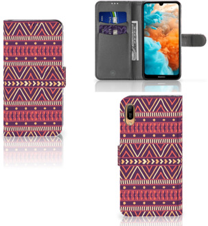 B2Ctelecom Huawei Y6 (2019) Telefoon Hoesje Aztec Purple