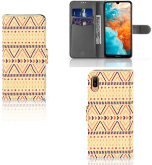 B2Ctelecom Huawei Y6 (2019) Telefoon Hoesje Aztec Yellow