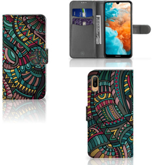 B2Ctelecom Huawei Y6 (2019) Telefoon Hoesje Aztec