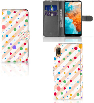 B2Ctelecom Huawei Y6 (2019) Telefoon Hoesje Dots