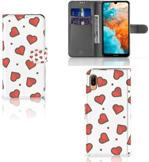 B2Ctelecom Huawei Y6 (2019) Telefoon Hoesje Hearts