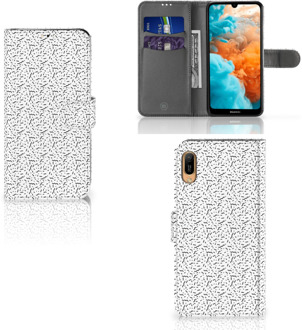 B2Ctelecom Huawei Y6 (2019) Telefoon Hoesje Stripes Dots