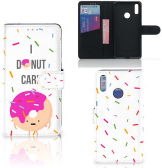 B2Ctelecom Huawei Y7 (2019) Book Cover Donut Roze