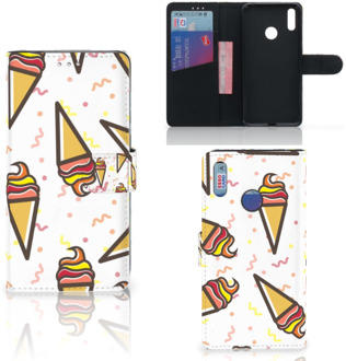 B2Ctelecom Huawei Y7 (2019) Book Cover Icecream