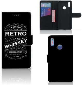 B2Ctelecom Huawei Y7 (2019) Book Cover Whiskey