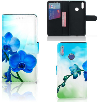 B2Ctelecom Huawei Y7 (2019) Hoesje Orchidee Blauw