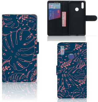 B2Ctelecom Huawei Y7 (2019) Hoesje Palm Leaves