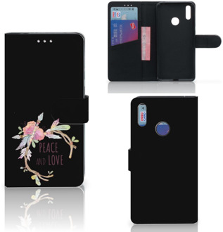 B2Ctelecom Huawei Y7 (2019) Leuk Hoesje Boho Text